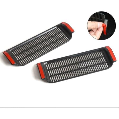 2PCS Air flow Vent Covers Car Air Outlet Cover For Tesla Model 3 2017-2021 Under Seat Air Vent Anti-blocking Dust Cover