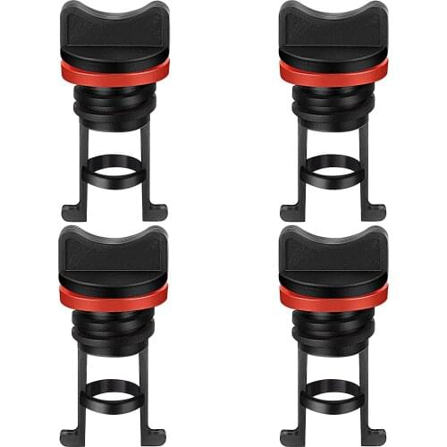 4PCS Universal Kayak Dinghy Canoe Boat Hull Thread Drain Plugs Set Canoe Boat Dinghy Drain Plugs Fishing Raft Kayak Fitting