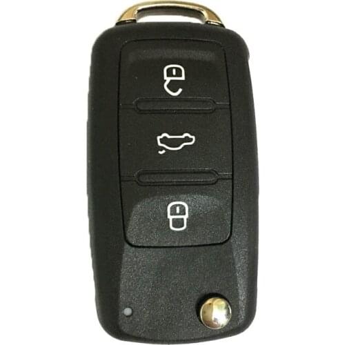 5K0837 202 AD Flip Car Remote Key for V-W Volkswagen Beetle Golf Eos Polo Sharan Tiguan 2011-2013 HU66 202AD ID48