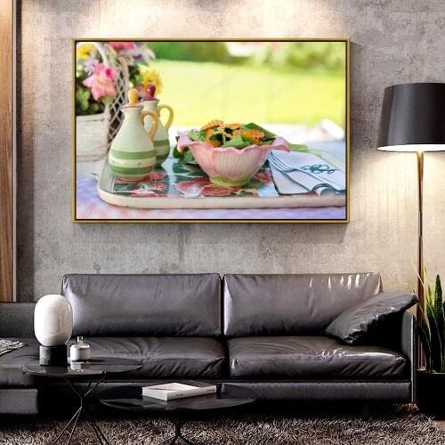 Artcozy Oil Canvas Painting still_life_salad_bouquet For Home Decoration Wall Art
