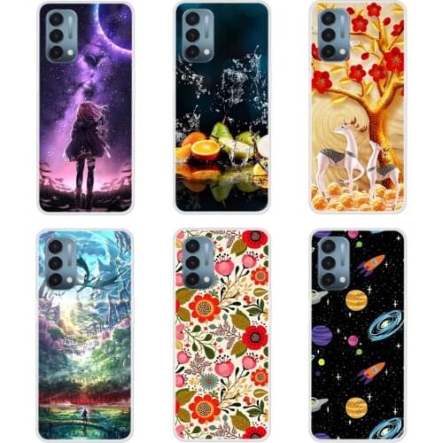 Case For Oneplus Nord N200 5G Phone Cover Back Fitness Silicone Bumper And Softness TPU With Happy Town Series