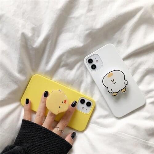 Chick Holder For Samsung Galaxy A7 A8 A9 A6 Plus J4 J6 J8 PLus A10 20s A20E M10 20 30 60s 80s Phone Case