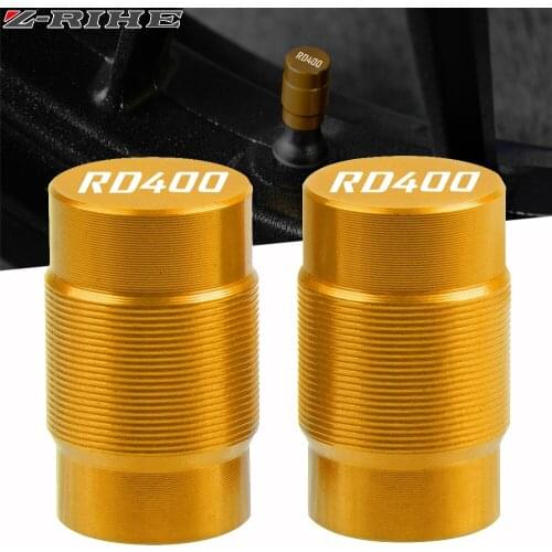 For Yamaha RD400 C/D/E/F 1976 1977 1978 1979 Motorfiets Accessoires Wiel Ventieldopjes CNC Aluminium Luchtdicht cover RD400 logo