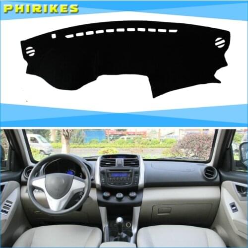 For lifan X60 2011 2012 2013 2014-2016 Dashboard Cover Sun Shade Non-slip Dash Mat Pad Carpet Car Stickers Interior Accessories