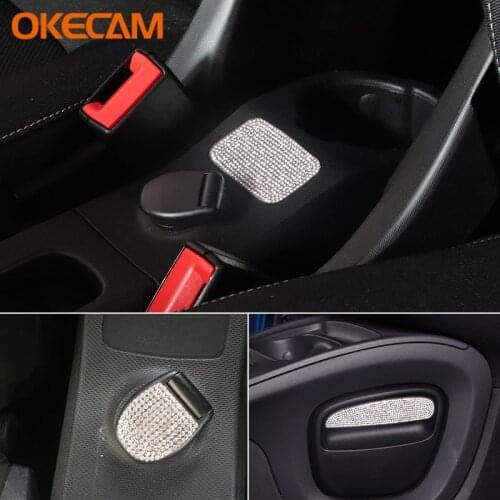 For Mercedes Smart Fortwo Forfour 453 Car Central Control Drawer Handle Stickers Cigarette Lighter Sticker Interior Accessories