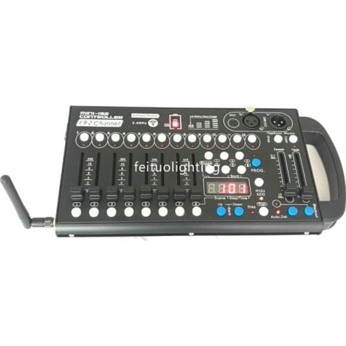 E-50/lot Best sell mini battery wireless 192 channels dmx controller or no battery wireless dmx controller