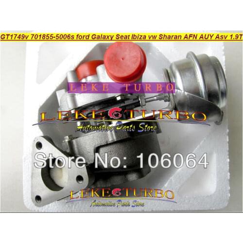 GT1749V 701855 701855-5006S 028145702S 45702S 028145702SX Turbo For Ford Galaxy Alhambra Ibiza VW Sharan AFN AUY ASV 1.9L TDI