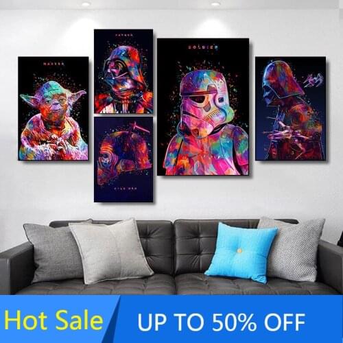 Disney Star Wars Canvas Painting Movie Wall Art Nordic Posters and Prints Home Decoration Pictures for Living Room Decor Gift