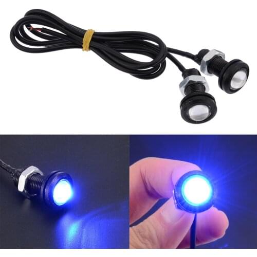 New Arrival 2Pcs 10W Blue LED Boat Drain Plug Light Lamp 1/2" NPT For Marine Underwater Fish Underwater Boat Plug Light