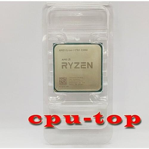 NEW AMD Ryzen 3 Pro 2200g R3 2200G CPU Cores 4 Threads 4 Base Clock 3.5GHz Package AM4 Memory Channels 2