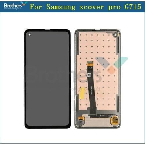 Original G715 LCD For Samsung Galaxy X Cover Pro G715FN LCD Display Touch Screen Digitizer Assembly Xcover Pro SM-G715F SM-G715U