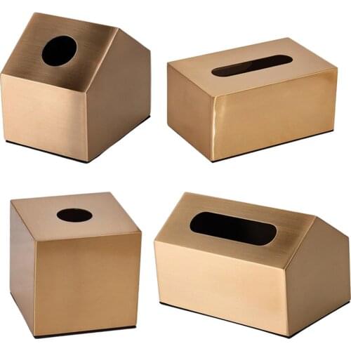 Rectangle Tissue Box Cover Napkin Paper Holder Dispenser Case Home Car Decor