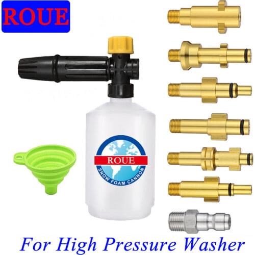 High Pressure Washer Car foam wash Snow foam lance foam nozzle foam cannon foam generator for Daewoo Hammer Karcher Huter Makita