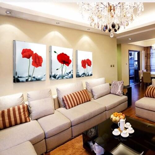 Nordic Modern Floral Poster Picture Canvas Art Fresco Living Room Bedroom Home Decor Frameless S433