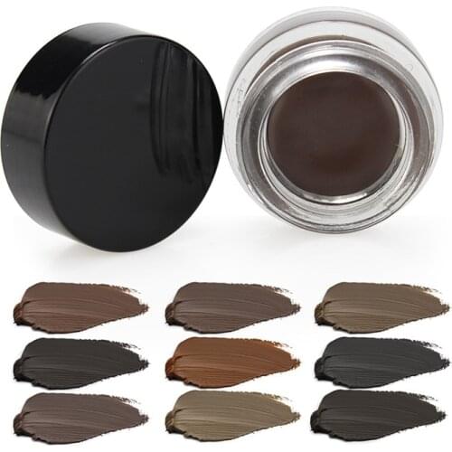10 Colors Eyebrow Tint Makeup Long Lasting Waterproof Vegan Cosmetic Eyebrow Gel Cream Private Label Custom Eyebrow Pomade