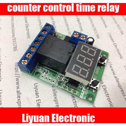 0.1 seconds timer / counter control time relay / measured voltage / switch signal timing delay trigger start