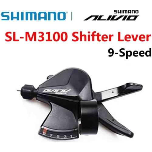 SHIMANO Alivio 9 Speed SL-M3100 SL M3100 Right Rapidfire Plus Shifting Lever Clamp Band 9v MTB Bike Shifter