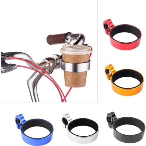 Bicycle Coffee Cup Holder Bike Aluminum Alloy Kettle Bracket Drink Bottle Cage Bike Handlebar Mount