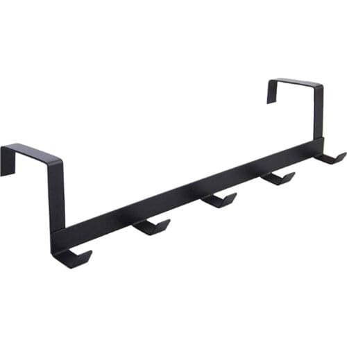 Over The door hanger 5 Hooks Home Bathroom Organizer Rack Clothes Coat Hat Towel Hanger kichen organizer
