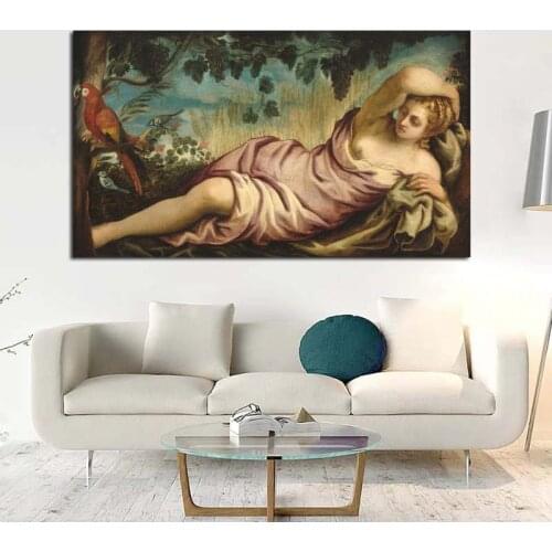 Tintoretto Poster Vintage Canvas Painting Print Living Room Home Decoration Artwork Modern Wall Art Oil Painting Posters Picture