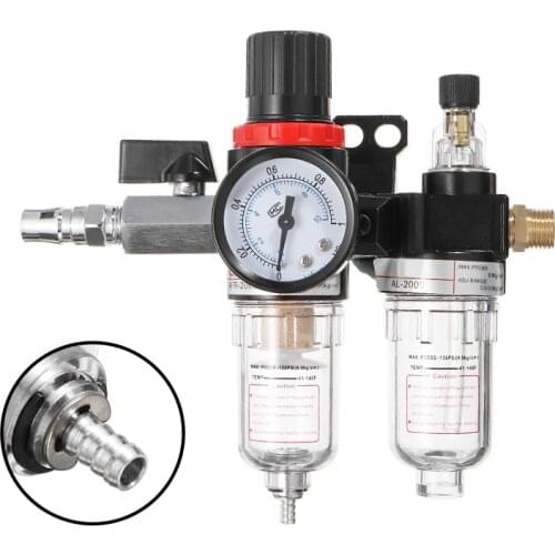 Air Compressor Air Filter Regulator Oil Water Separator Trap Filter Regulator Valve Automatic Drain Hardware Parts
