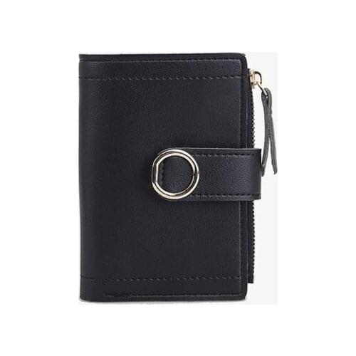 Women Wallets PU Leather Hasp Short Fashion Lady Zipper Coin Purse Moneybags Clutch Wallet Cards Holder Mini Bags Notecase Pouch