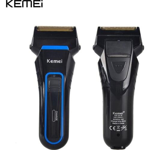 2 Blades Electric Razor Kemei Electric Shavers for Men Rechargeable Electric Shaver Portable Electric Razor Sideburns Cutter D40