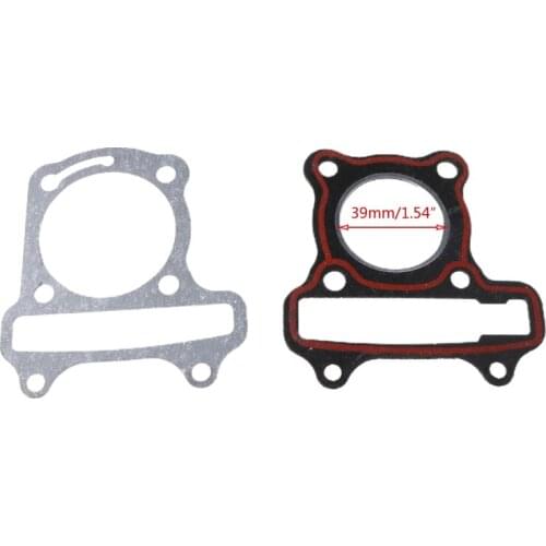 2pcs/set Motorcycle Scooter GY6 Cylinder Gasket Set Cushion Pad 50/60/80/100/125CC