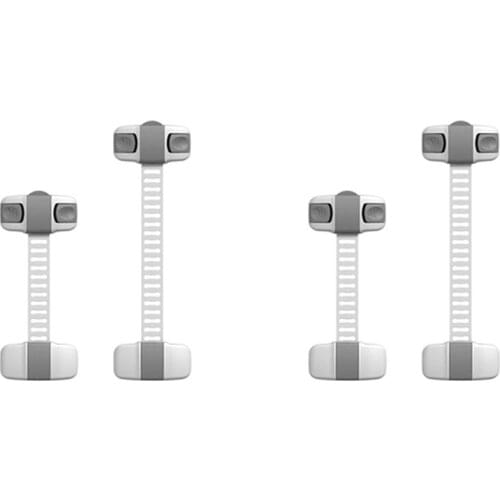 4Pcs Baby Cabinet Door Drawers Refrigerator Lock Adjustable Locks Safety Refrigerator Lock Drawer Locks