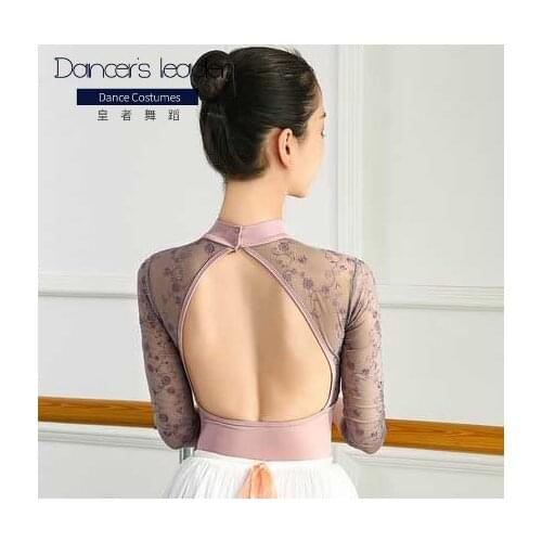 Ballet Leotards for Women Dance Leotard Adult Lace Swimsuit for Dancing Ballerina Dance wear Emboridery Gymnastics Bodysuit