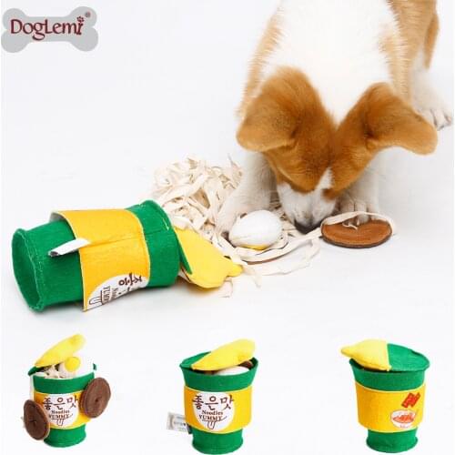 Noodle Cup Design Dog Training Toy Energy Released Toys Snuffle Nose Work Noodles Slow Feed Pet Toys