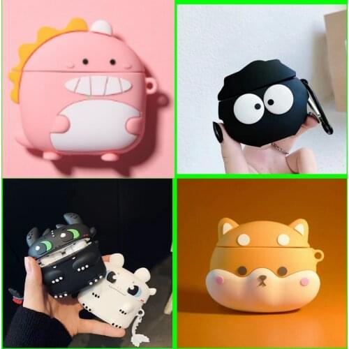 For OPPO Enco X case,3D dinosaur headset protective cover silicone soft box shell cartoon cute headset cover for Oppo Enco x