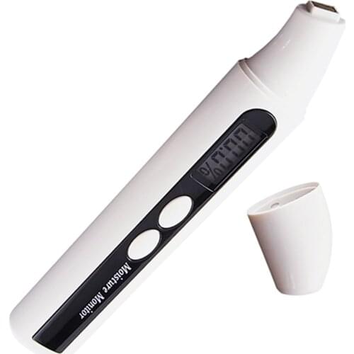 Digital Skin Moisture Meter One Touch Operation 0~99.9% Range Facial Face Analyzer Moisture Monitor Tester