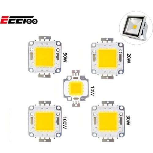 COB LED Chip DC 12V 36V Lamp 3W 10W 20W 30W 50W 100W Chips for Spotlight Flood Light Garden Searchlight Integrated LED Lighting