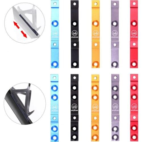 Bicycle Bottle Holder Adapter Stability Anti-oxidation Vibrant Color Bicycle Bottle Cage Hole Position Adjuster for Bike Supply
