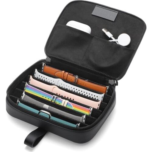 Travel Organizer Watch band Box Case Watch Holder Watchband Storage Case For Apple Watch belt Watch Strap Organizer Box