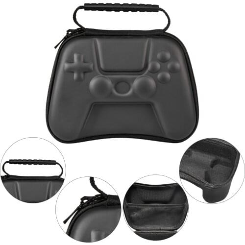 EVA Hard Shockproof Storage Bag For DualSense Gamepad, Portable Travel Carrying Case For Sony PS5 Controller Game Accessories