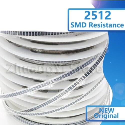 50Pcs 2512 SMD chip fixed resistor 1% 1W 0.1R 0.01R 0.05R 0.001R 0.33R 1R 0R 10R 100R 2W 0.001 0.01 0.1 0.33 0.05 1 0 10 100 ohm