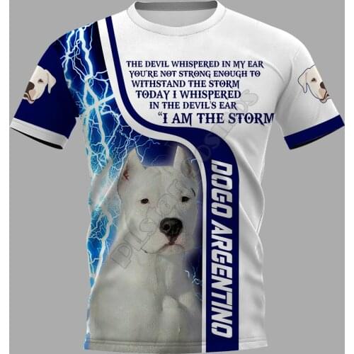 PLstar Cosmos Doeo Argentino 3D Printed t-shirt Harajuku Streetwear T shirts Funny Animal Men For Women Short Sleeve style-3