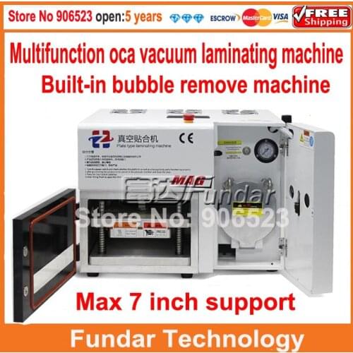 Hot sale ! Brand HZ Ko Mag samrt Upgrade 5 in 1 OCA Vacuum Laminating Machine with bubble remover for LCD repairing