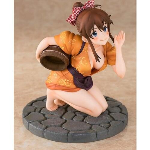The Idolmaster Million Live Satake Minako Poka Service Ver. PVC Action Figure Collection Model Toys for Gift First Edition 13cm