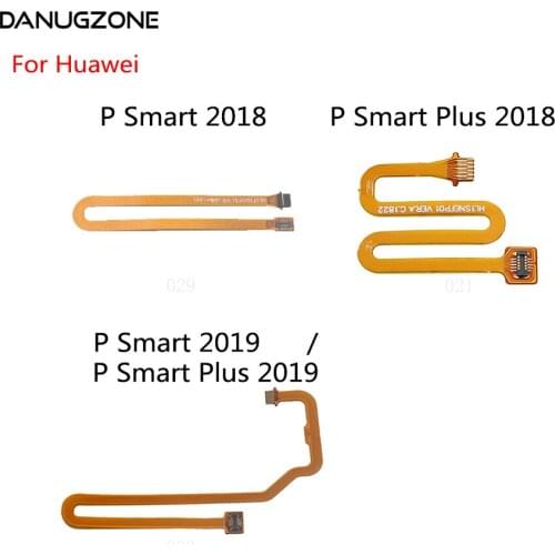 Home Button Fingerprint Touch Id Sensor Connector Flex Cable For Huawei P Smart Plus 2018 2019