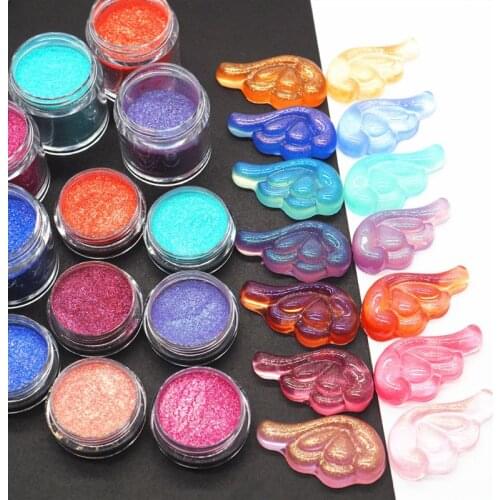 Laser Resin Pigment Colorants Suspended Glitters Epoxy Resin Mold Jewelry Making