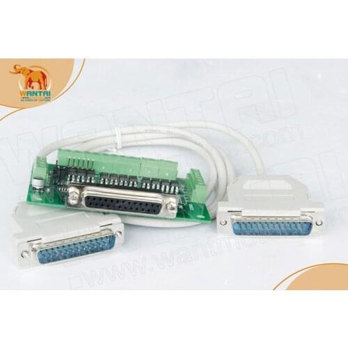 Hot Sell! CNC Wantai Stepper Motor Driver 6 Axis Interface Board ( Breakout Board DB25) Adapter Milling Engraver Laser Printer