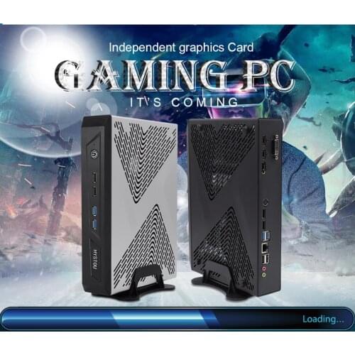 Newest Gaming Mini PC Core i5 9400F i5 7500 Nvidia GTX 1650 GTX1050 TI 4GB Game Desktop 2*DDR4 64GB Windows 10 4K 8K DP 2HD DVI