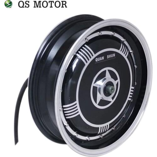 QS Motor 13x3,5inch 2000W 273 V3 high effctive single shaft in wheel hub motor for electric scooter motorcycle