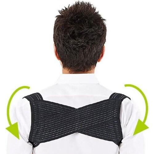 Men Posture Corrector Breathable Back Shoulder Hunchback Correction Brace Belt Strap can CSV