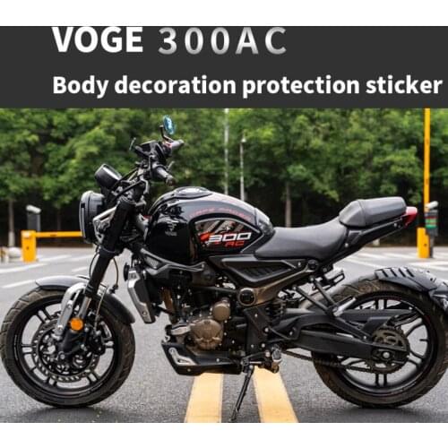 Motorcycle Fuel Tank Protection Sticker Car Pull Decal Film for LONCIN VOGE 300ac