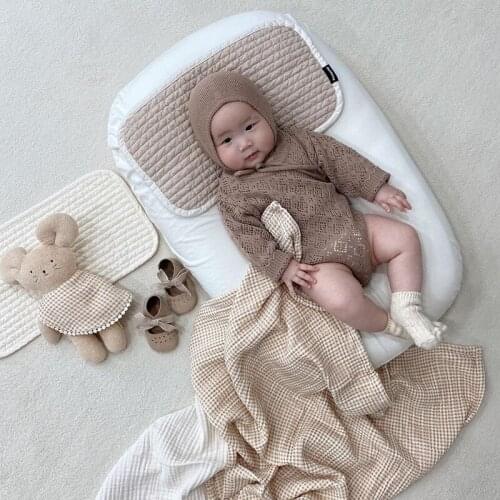 New Cartoon Baby Shaping Pillow for Infant Girl Bear Bedding Pillows Newborn Boys Bite Washable Prevent Flat Head Cushion