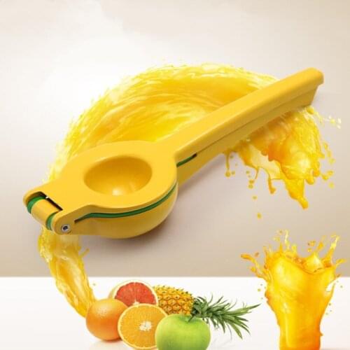 New 2 In 1 Aluminum Alloy Manual Fruit Juicer Kitchen Tools Multifunctional Double-Layer Lemon Clip Fruit Juicer Drop Shipping